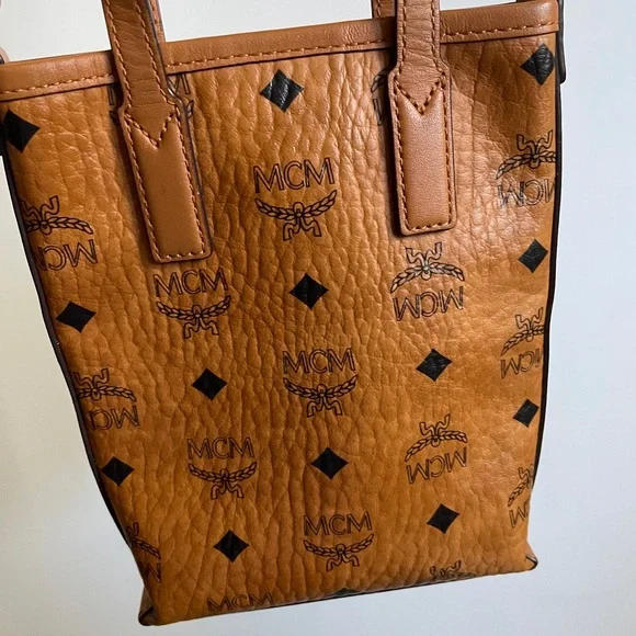 MCM Cognac Crossbody Bag - Picture 6 of 12